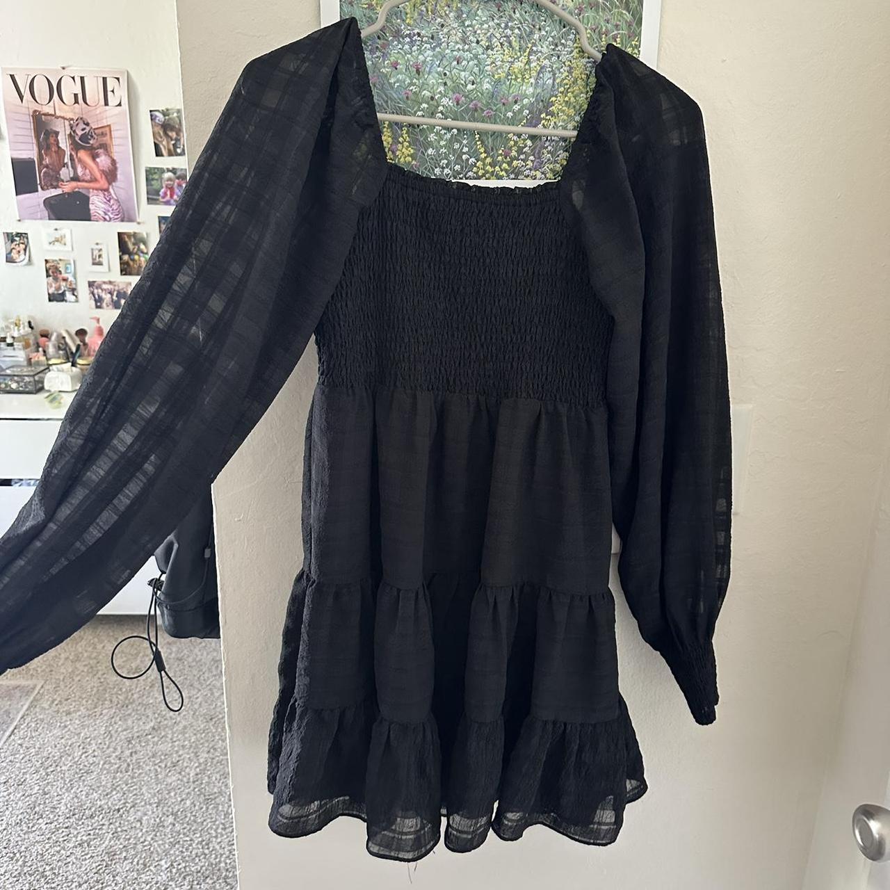 Urban outfitters black long sleeve dress - Depop