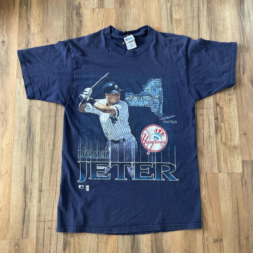 1997 derek jeter pro player t-shirt - new york - Depop