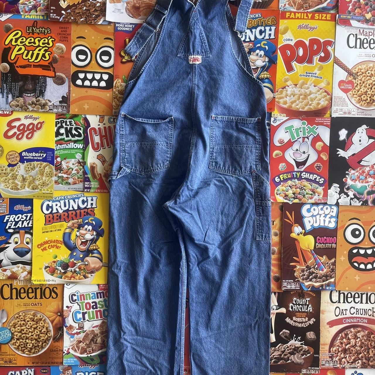 Vintage Round House USA Made Denim Overalls size... Depop