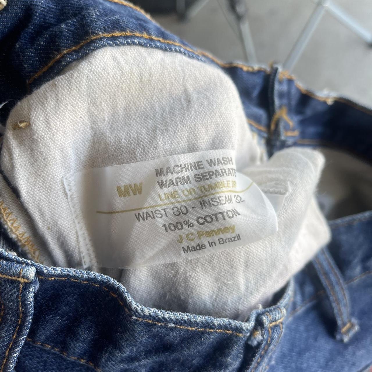 Vintage 70s Sears Flared Denim Jeans size 28x30,... - Depop