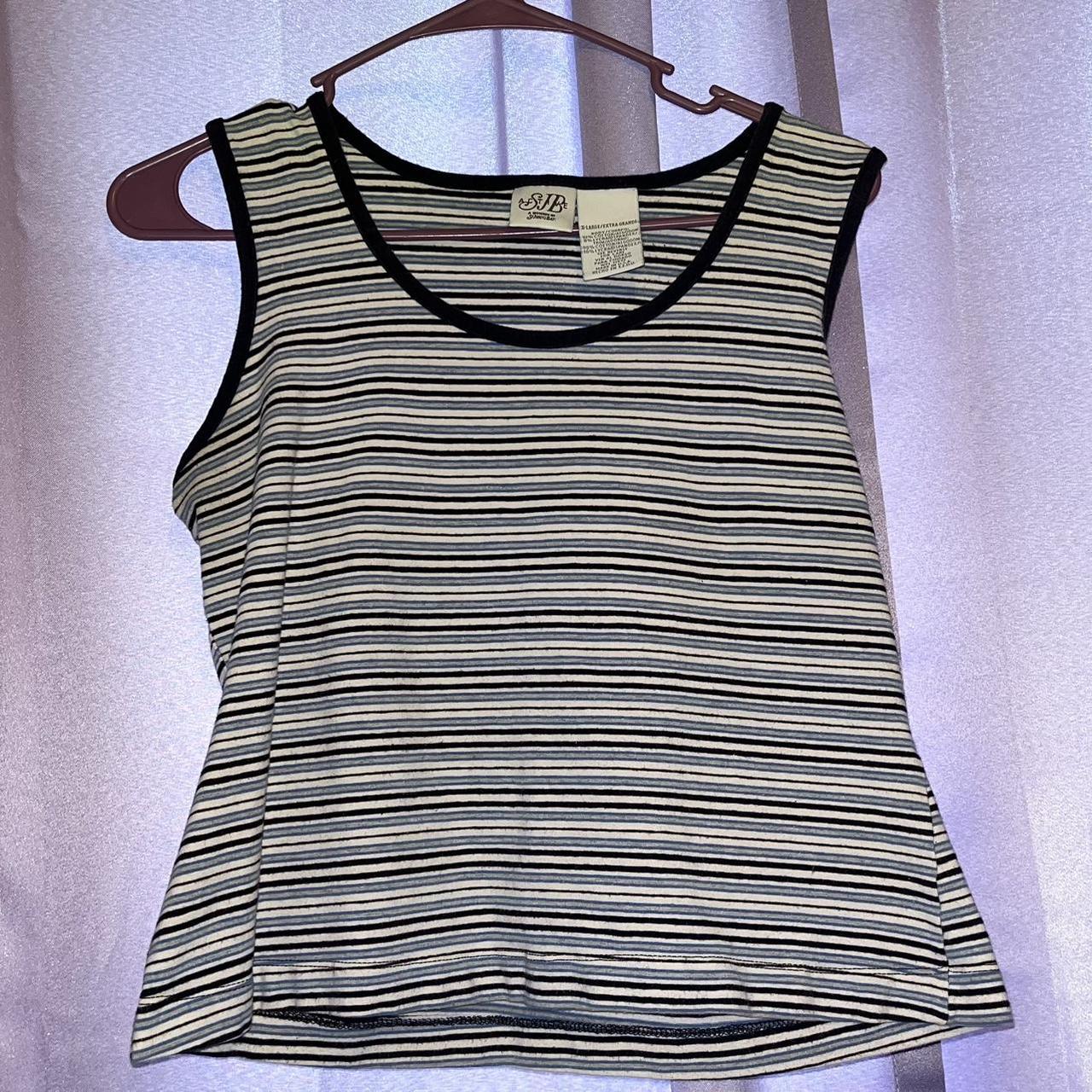 St. John's 2024 Bay Striped Sleeveless Top Medium