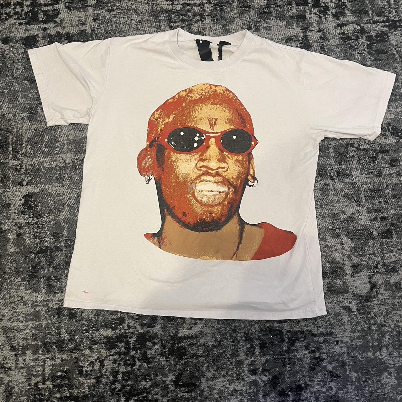 Vlone Dennis Rodman Shirt No Stains Size Large But - Depop