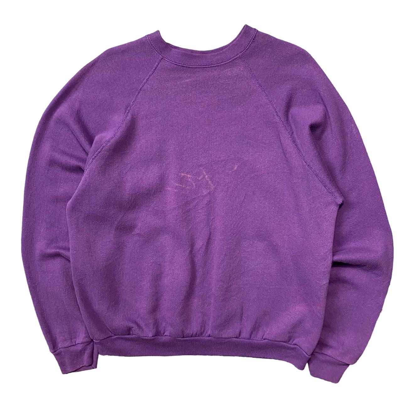 Tultex Women's Purple Sweatshirt Depop