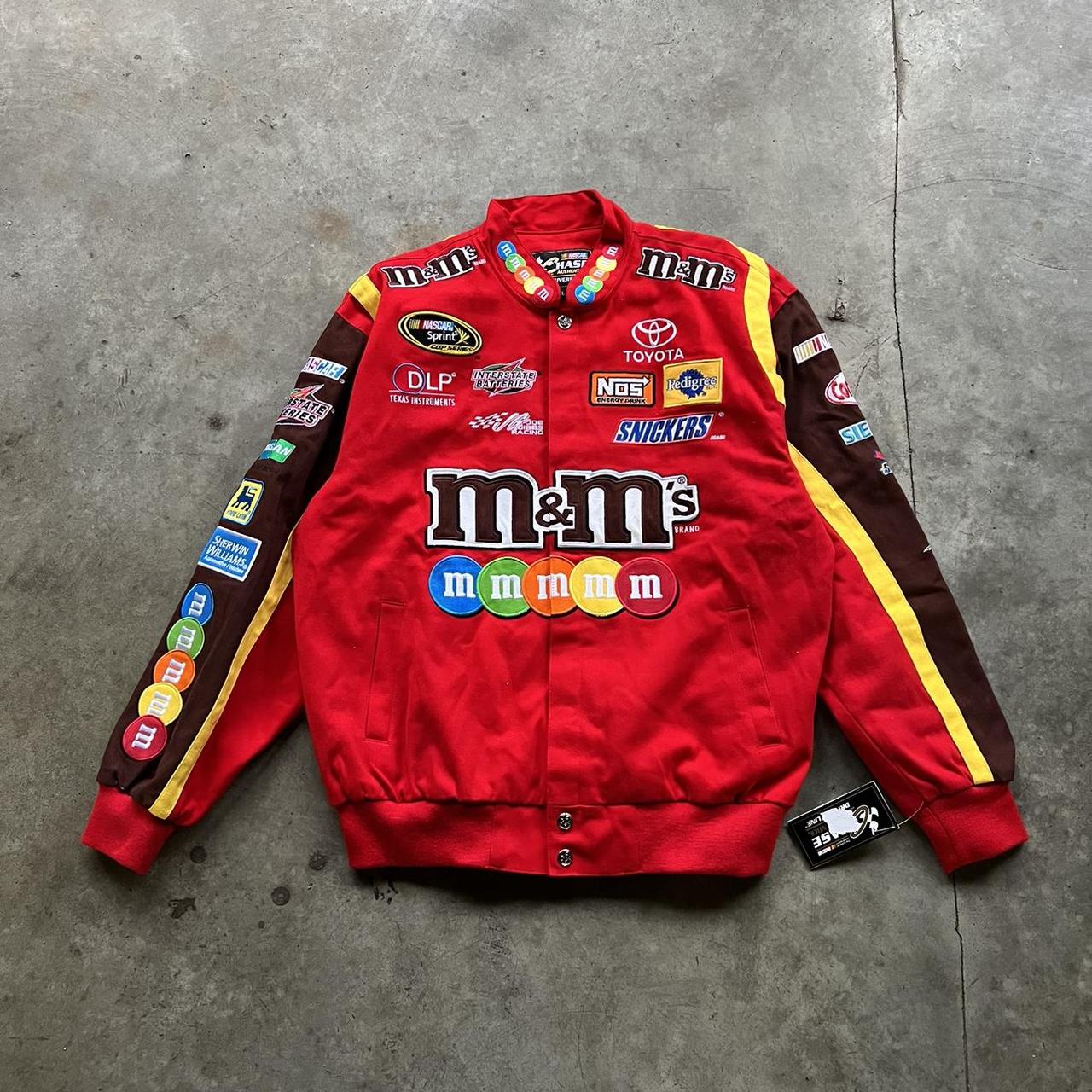 M&M RACING JACKET New with tags. Width: 26