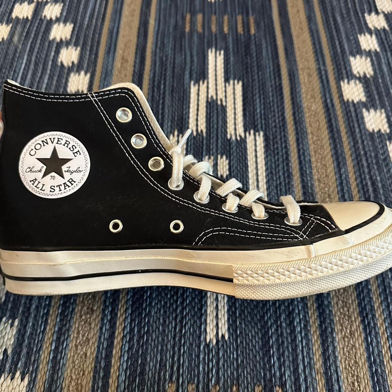 Converse Women's Black Trainers Depop