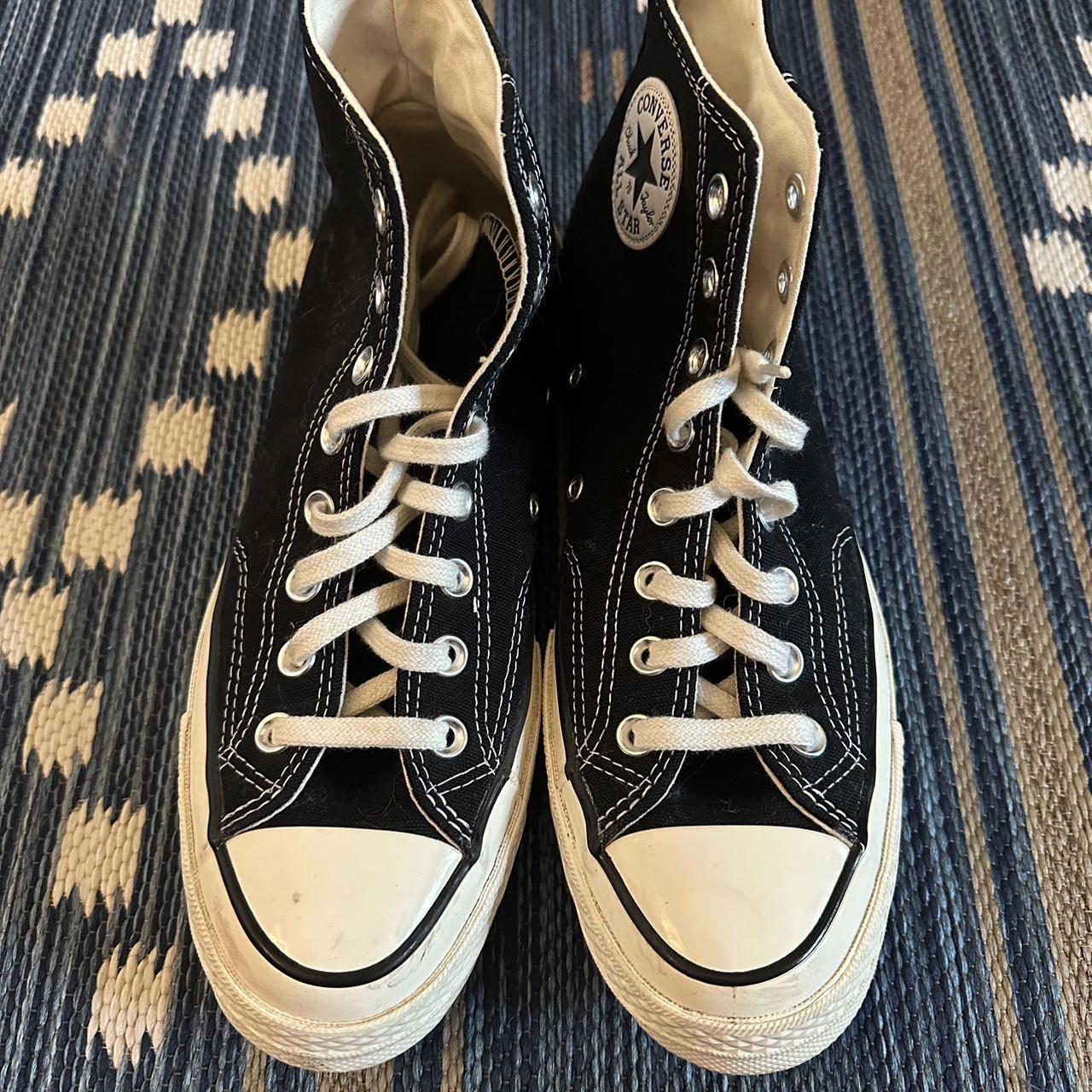 Converse Women's Black Trainers Depop