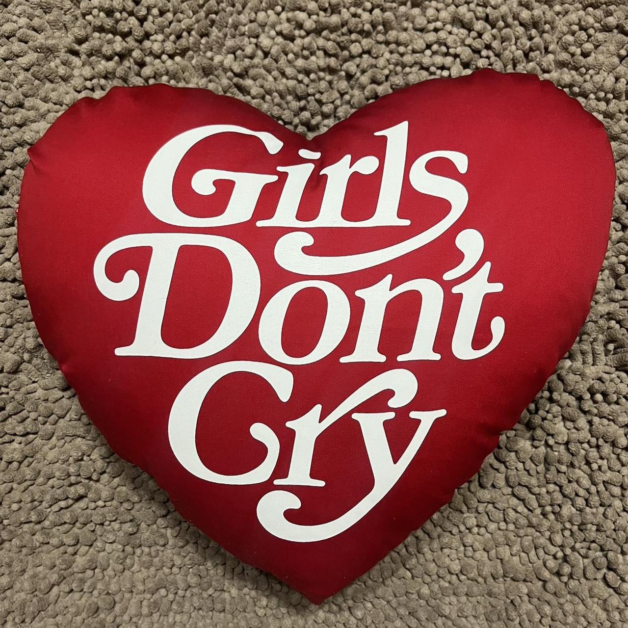 girl's don't cry クッション GIRLS DONT CRY PILLOW RED 新品 ガールズドントクライ Girls Don't