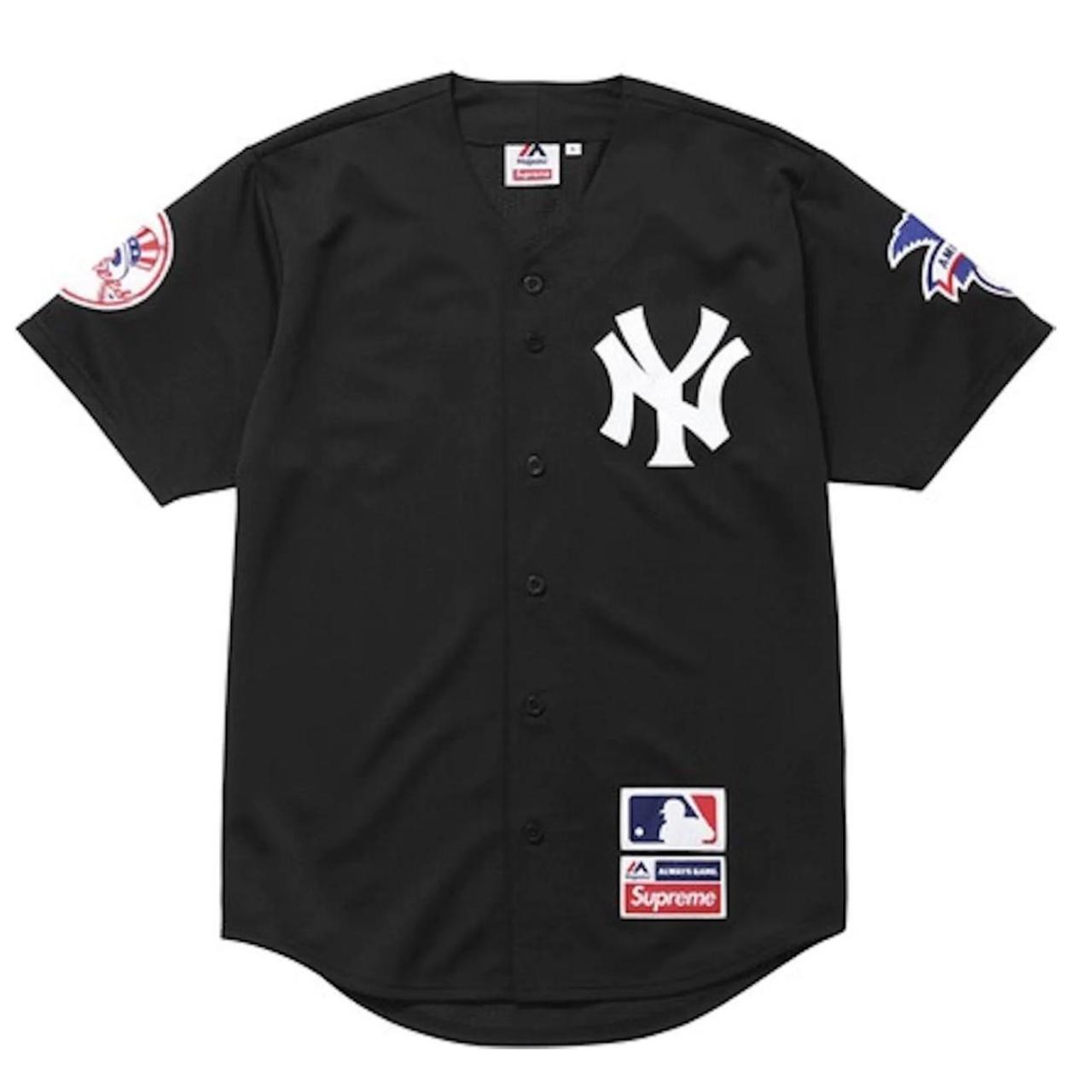 Supreme Yankees Baseball Jersey Black