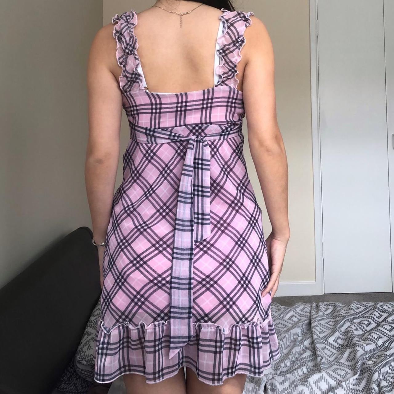 Jane Norman Women's Pink Dress Depop