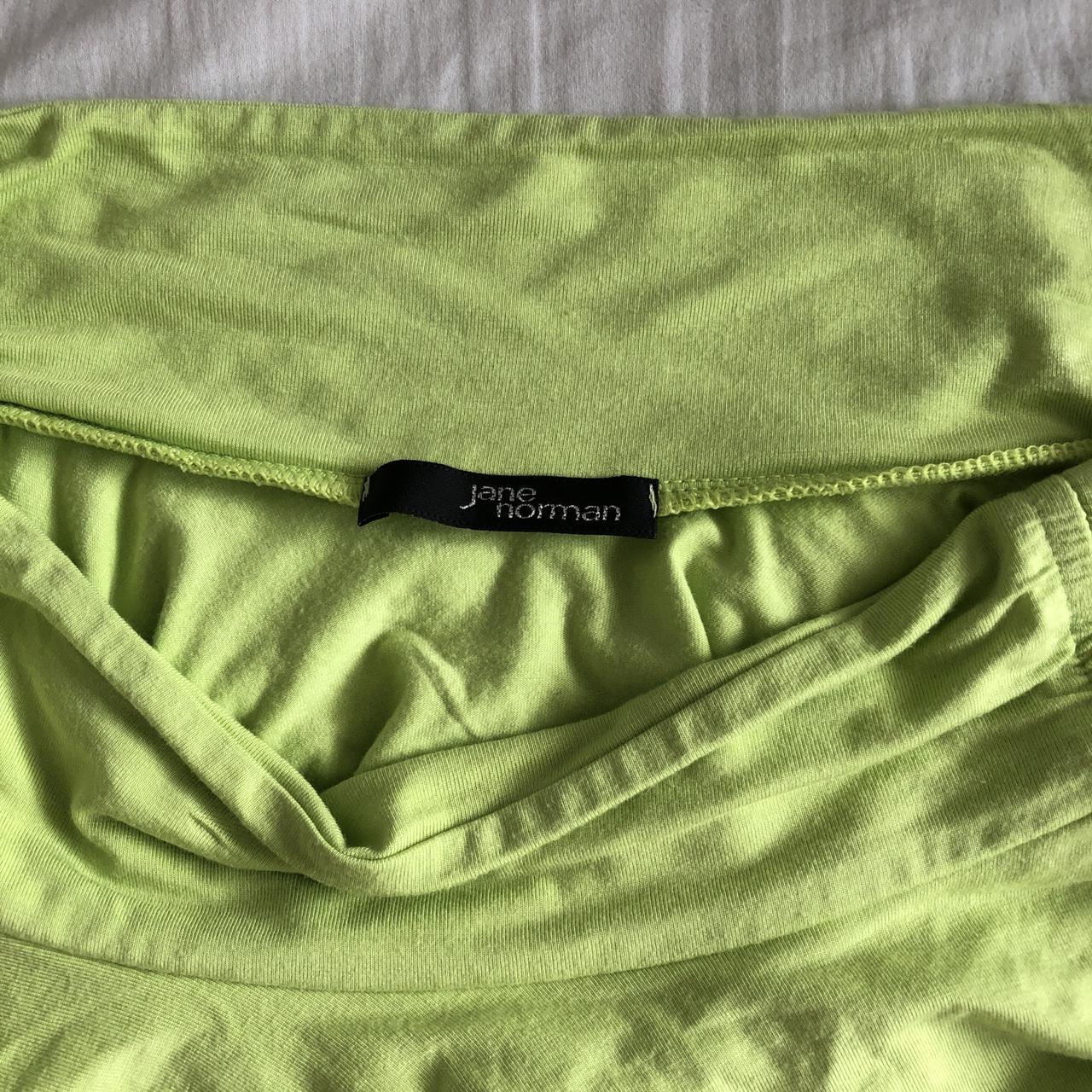 Jane Norman Women's Green Skirt | Depop