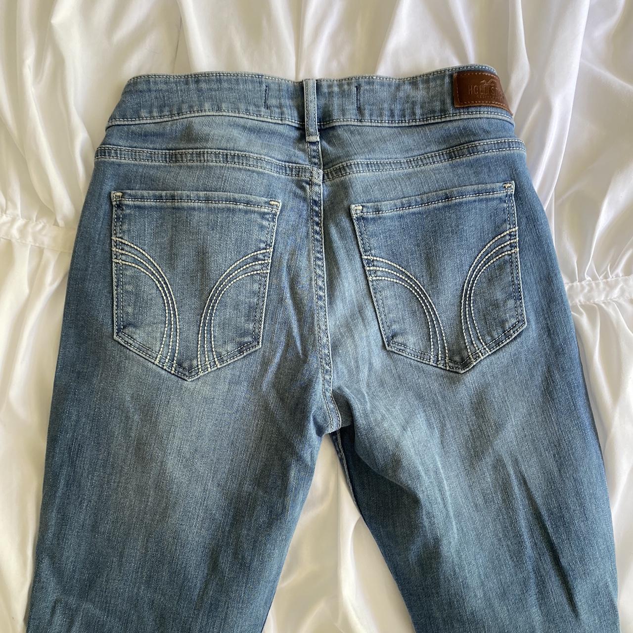 Hollister low rise flare jeans! Super comfy and... - Depop