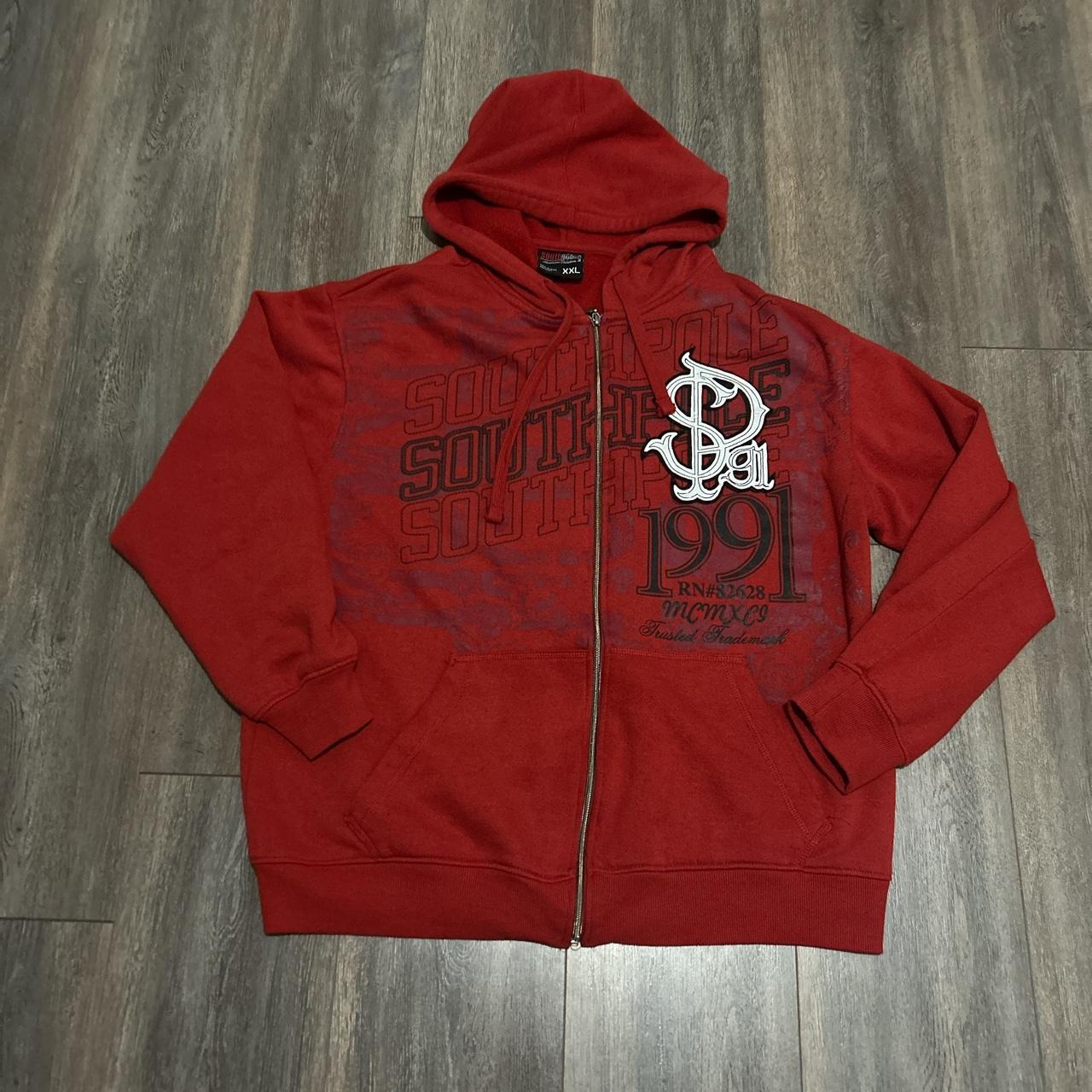 Vintage Y2K southpole zip up hoodie -Size is tagged... - Depop