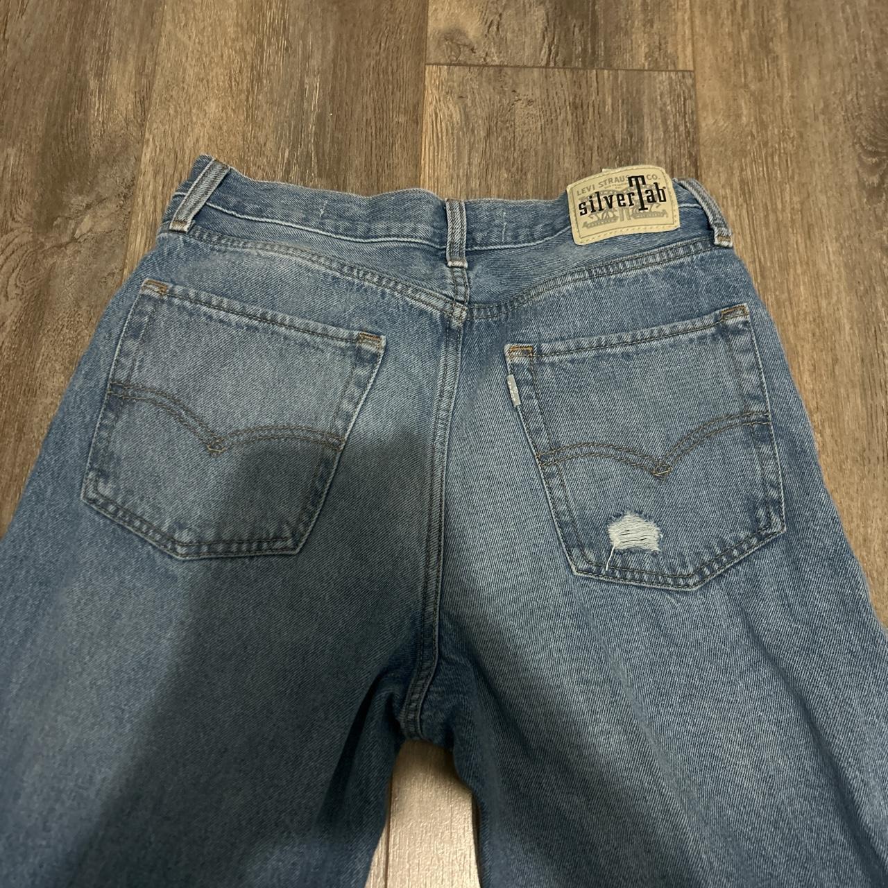 Vintage 1990s Levi Silver tab ‘94 jeans -Size is... - Depop