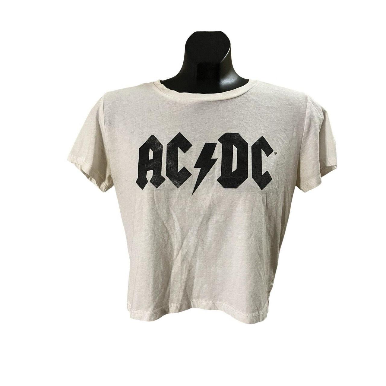 Rock on with this iconic AC/DC crop top tee,... | Depop