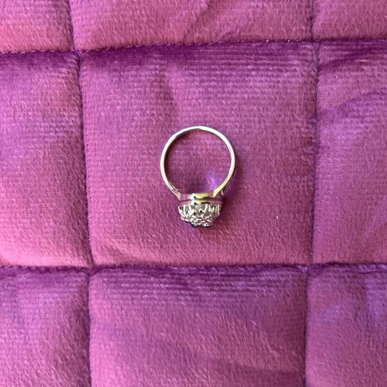 Women's Ring - Silver/Multi – Silver gemstone rin… - image 4