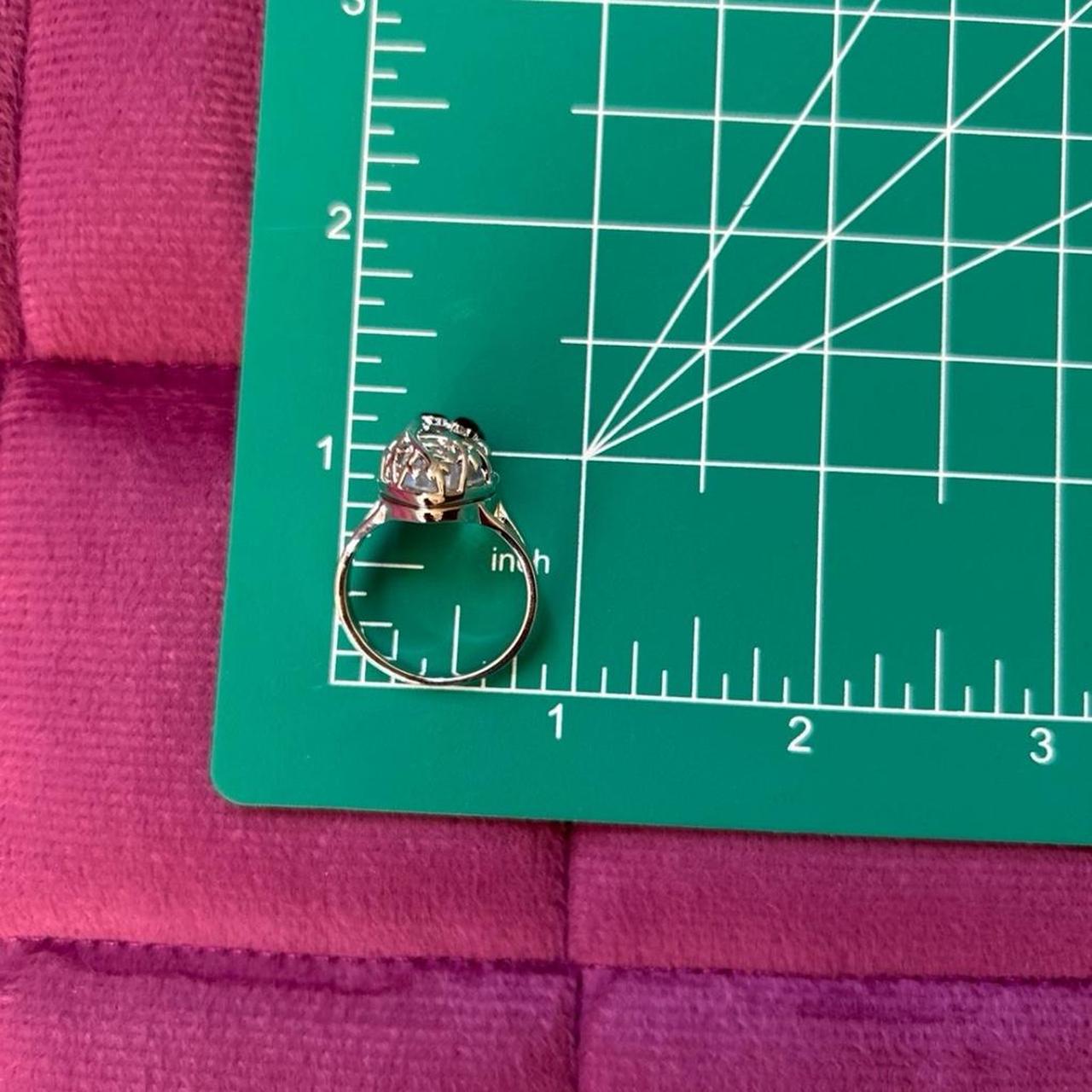 Women's Ring - Silver/Multi – Silver gemstone rin… - image 8