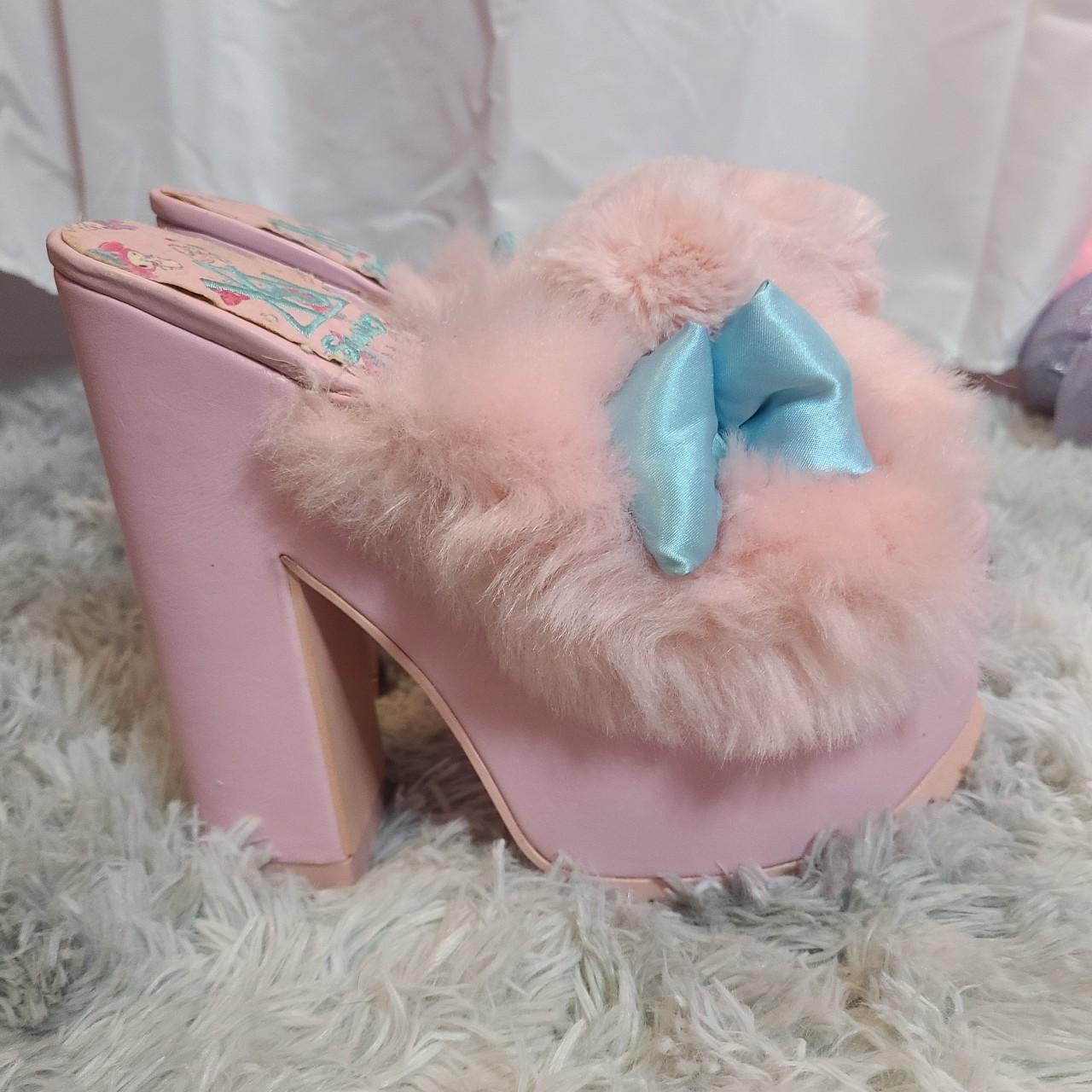 YRU x Sanrio My Melody platforms with posable bunny... - Depop