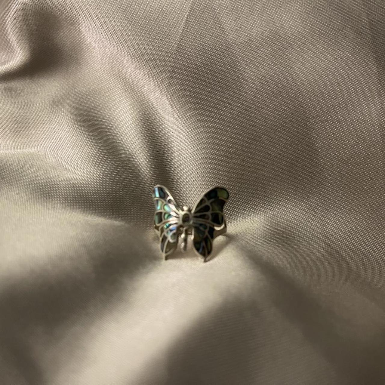 Women's Ring - Silver/Multi – Abalone shell sterl… - image 1