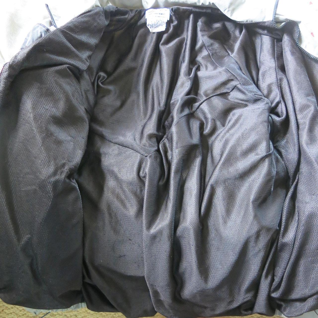 Preloved Men's Windbreaker Jacket - Grey/Blue - L… - image 6