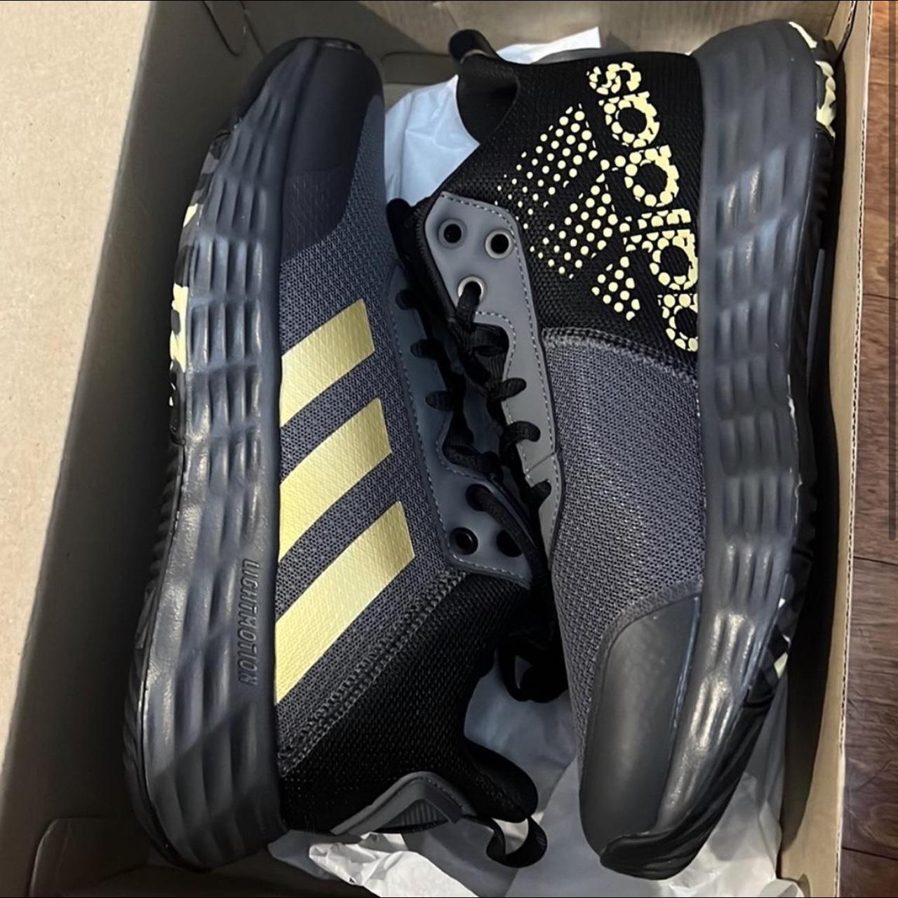 Adidas OwnTheGame 2.0 Basketball Sneakers Size 8 Depop