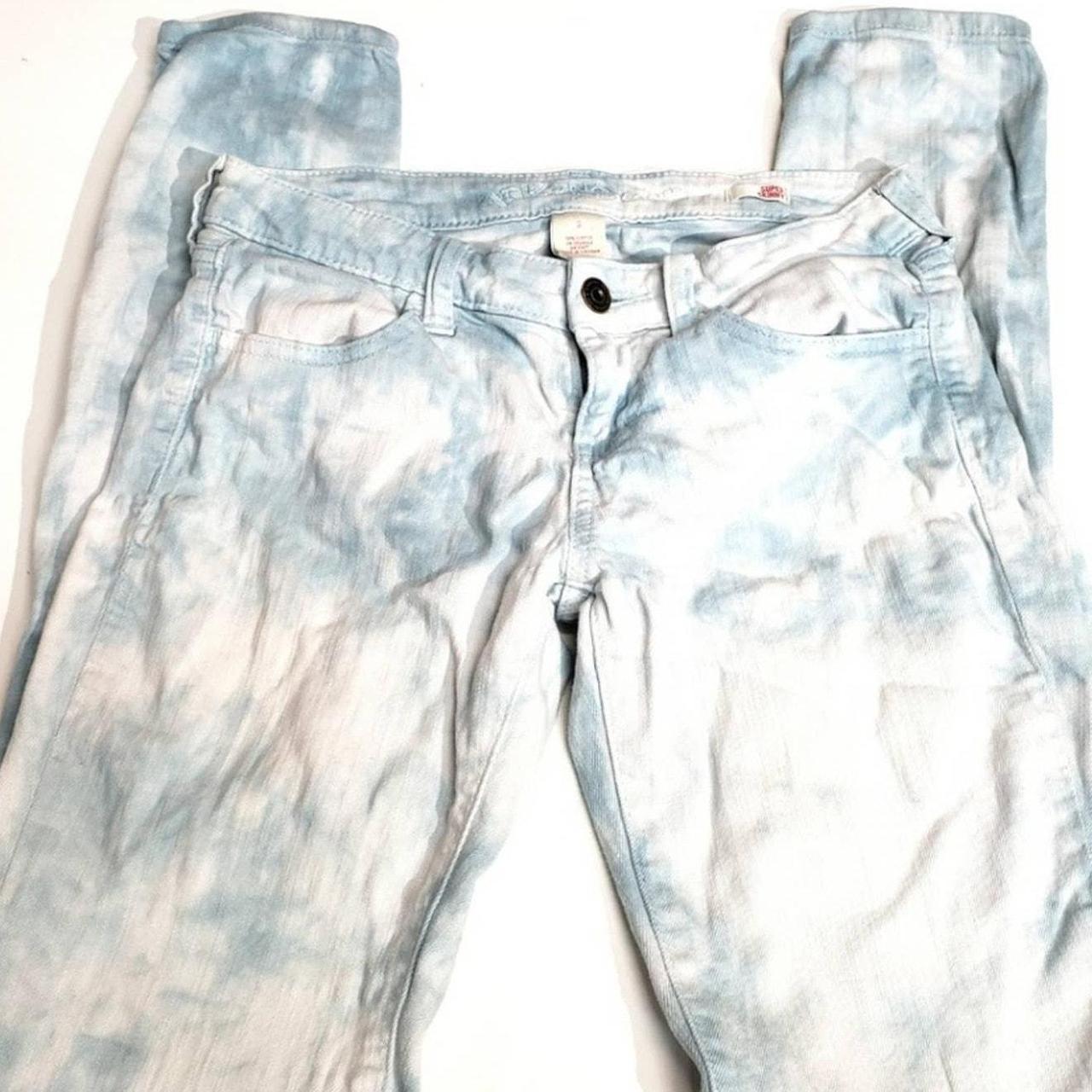 Arizona Jeans Pants Denim Acid Wash Super Skinny