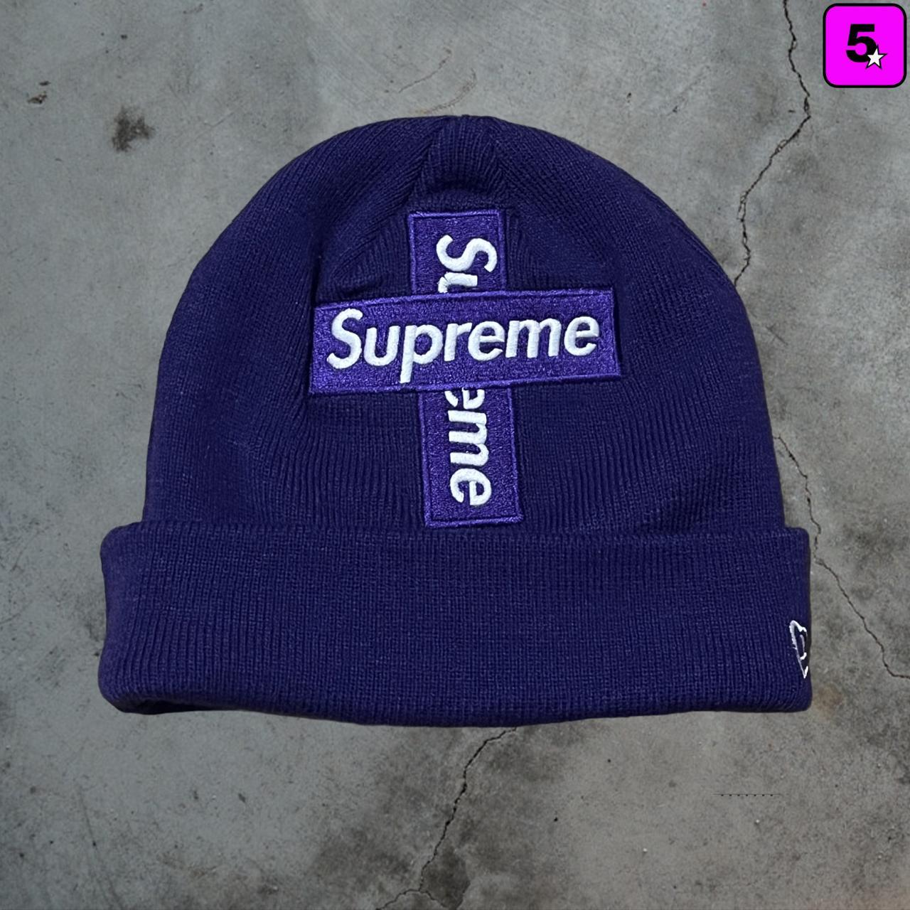 Supreme FW20 Cross Box Logo New Era Collab... - Depop