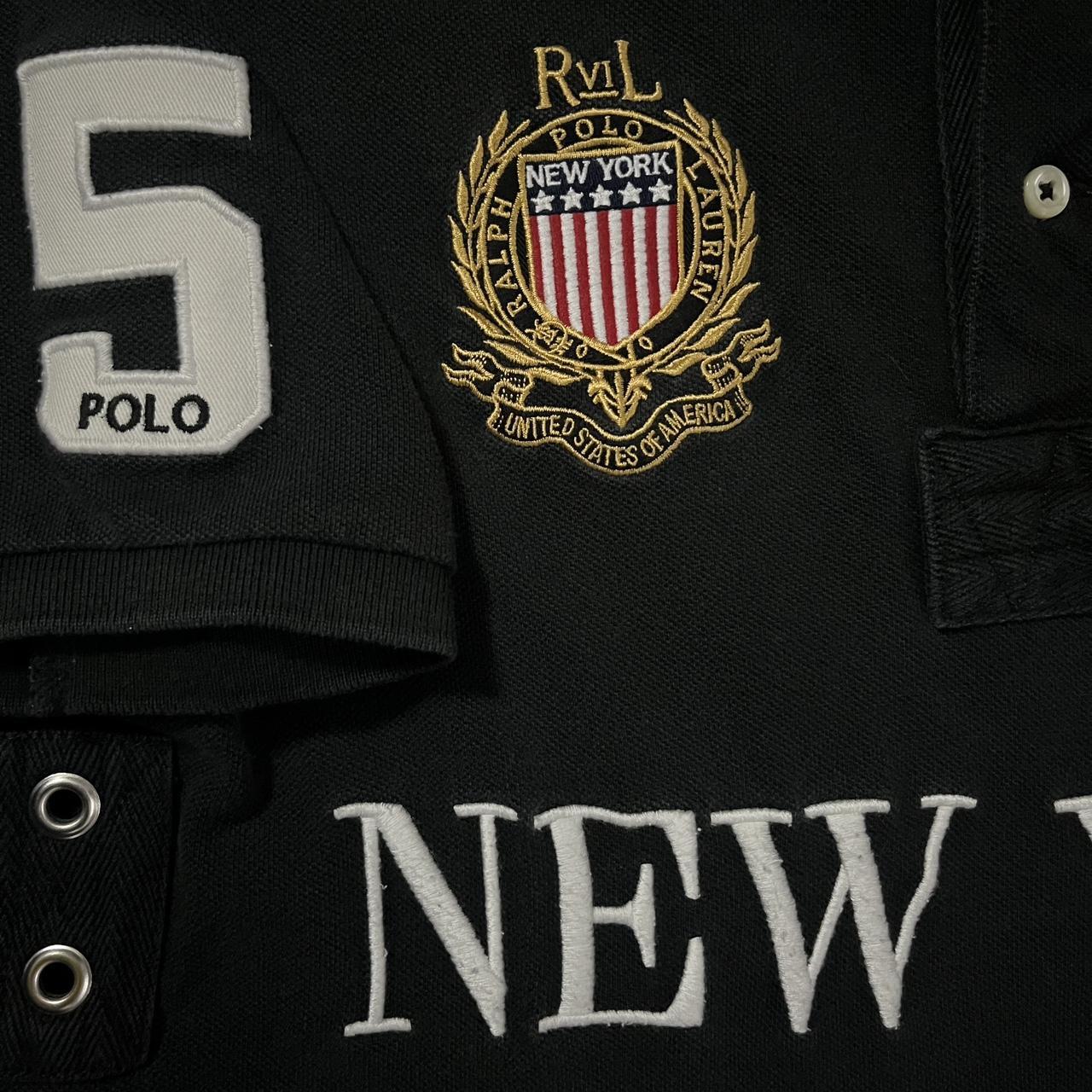 トップス polo ralph lauren new york black s size Classic Fit New York Mesh Polo Shirt