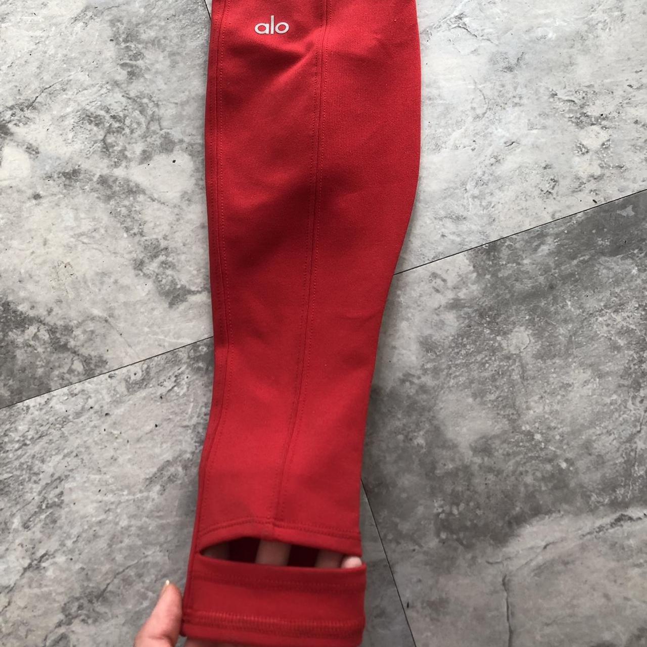 Alo Yoga Women's Red Jumpsuit Depop