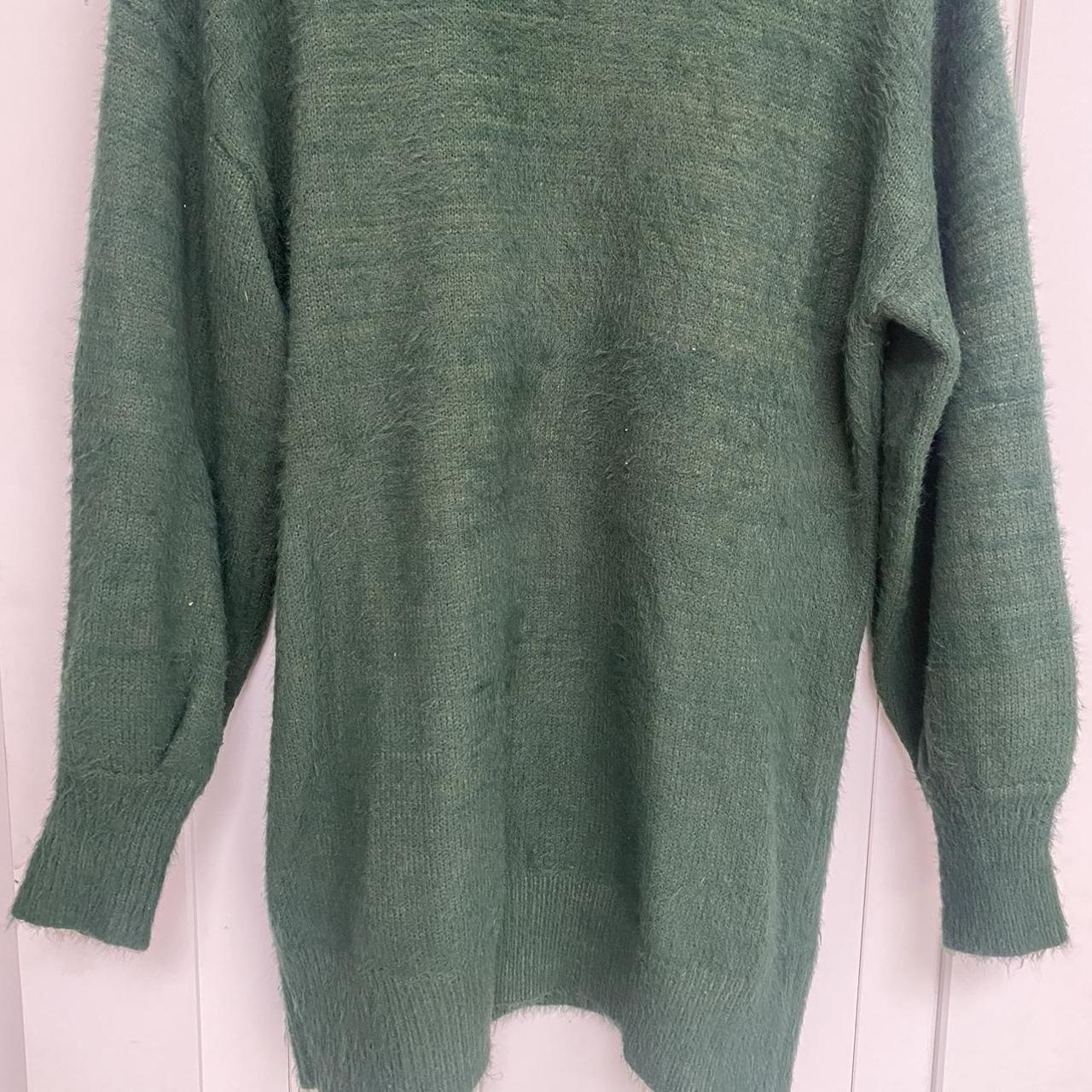 Paper Heart long emerald green knit. Fabric label... - Depop