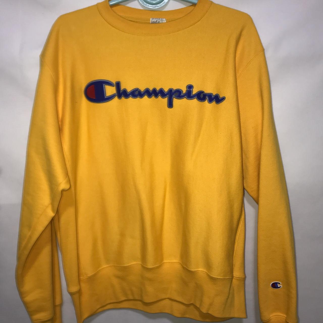 Champion sweater 2024 pacsun yellow