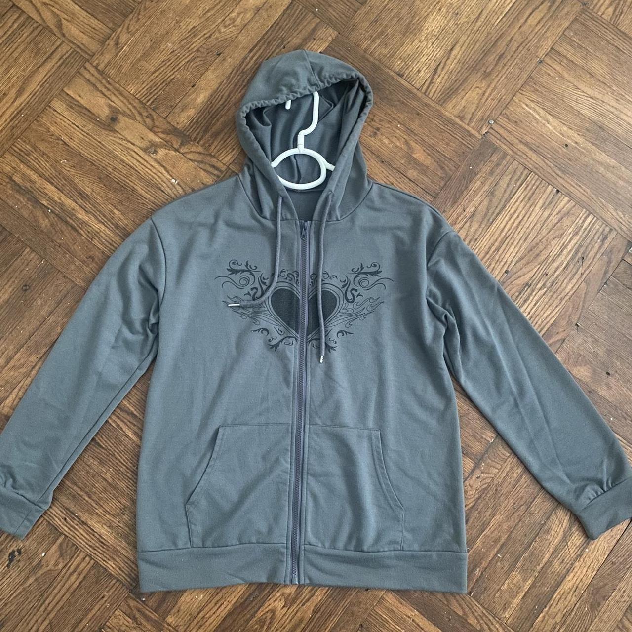 Romwe zip best sale up hoodie