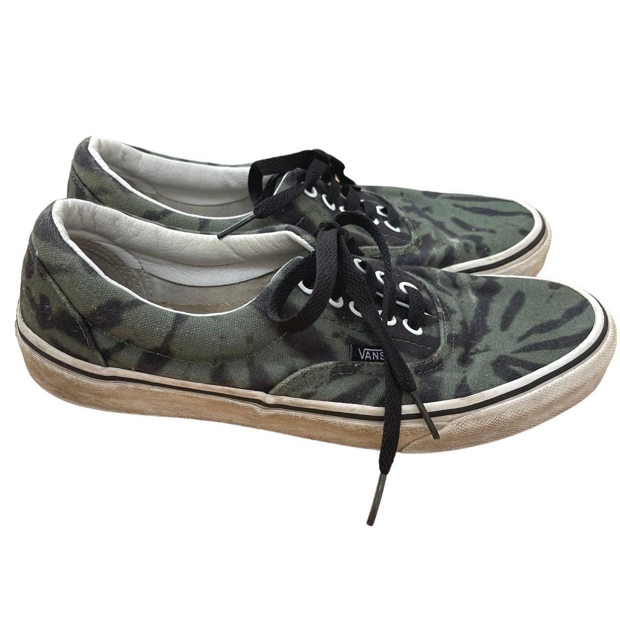 Green tie hot sale dye vans