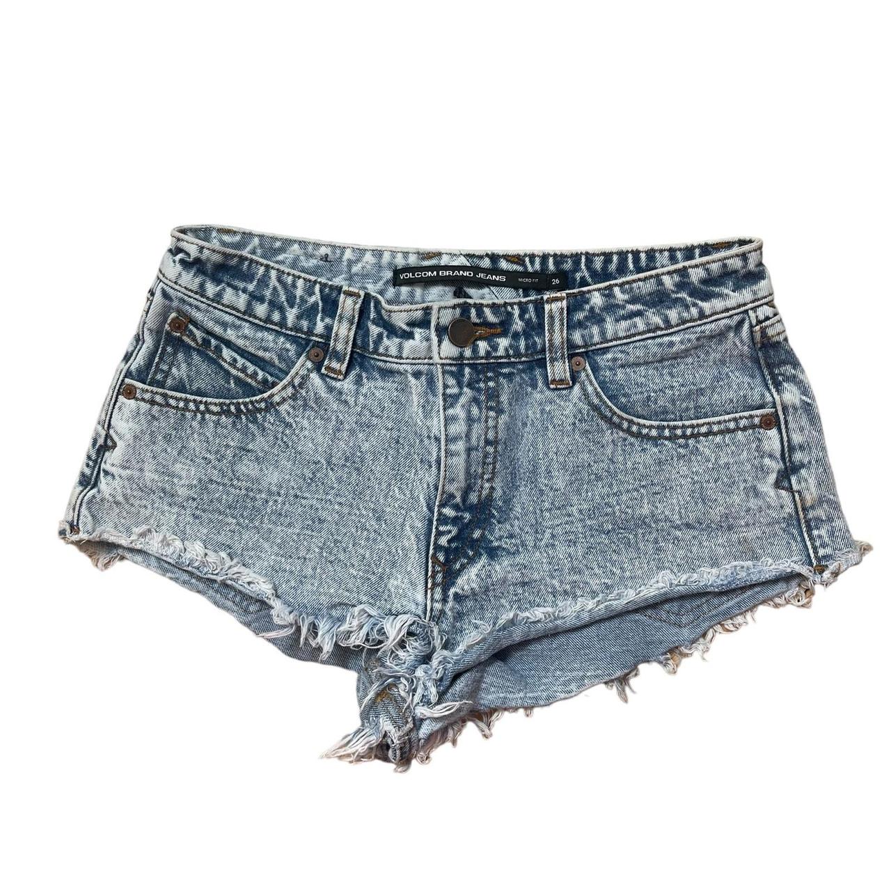 Micro mini denim shorts size 26 Great condition