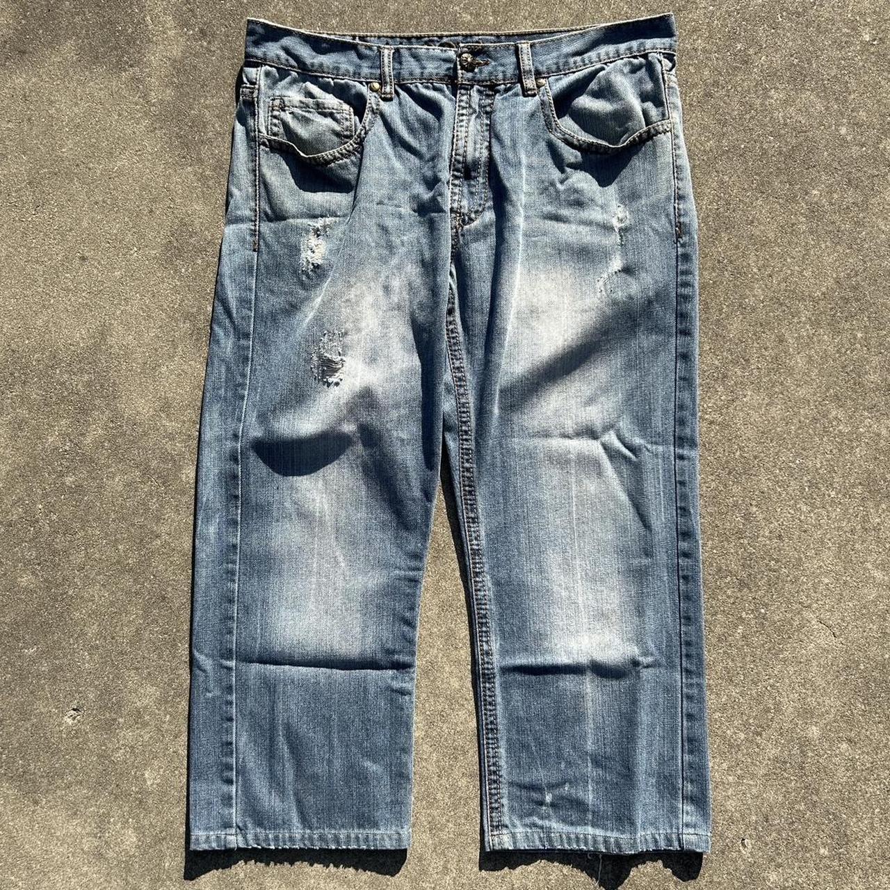 Royal Premium ripped and faded jeans Size Depop