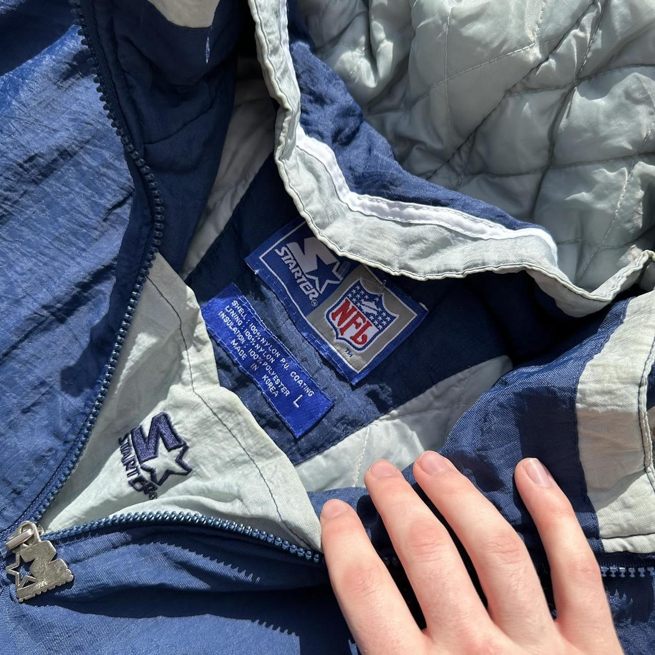 90's Dallas Cowboys NFL Starter Pullover Coat, - Depop