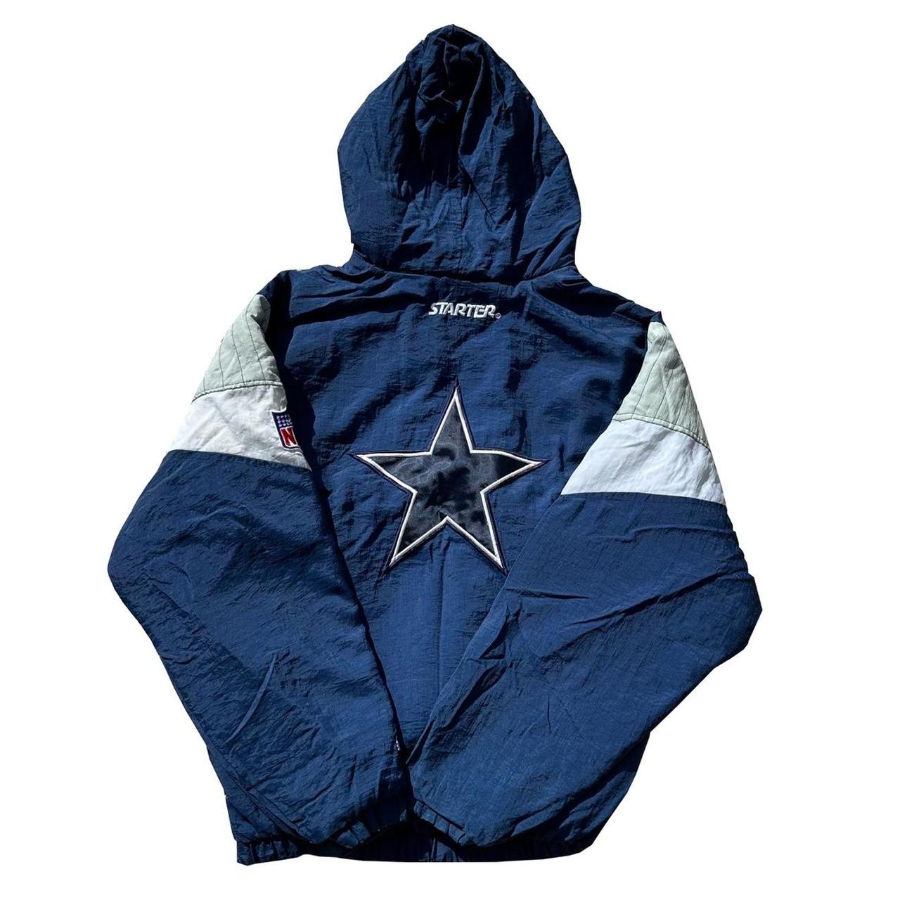 90's Dallas Cowboys NFL Starter Pullover Coat, - Depop