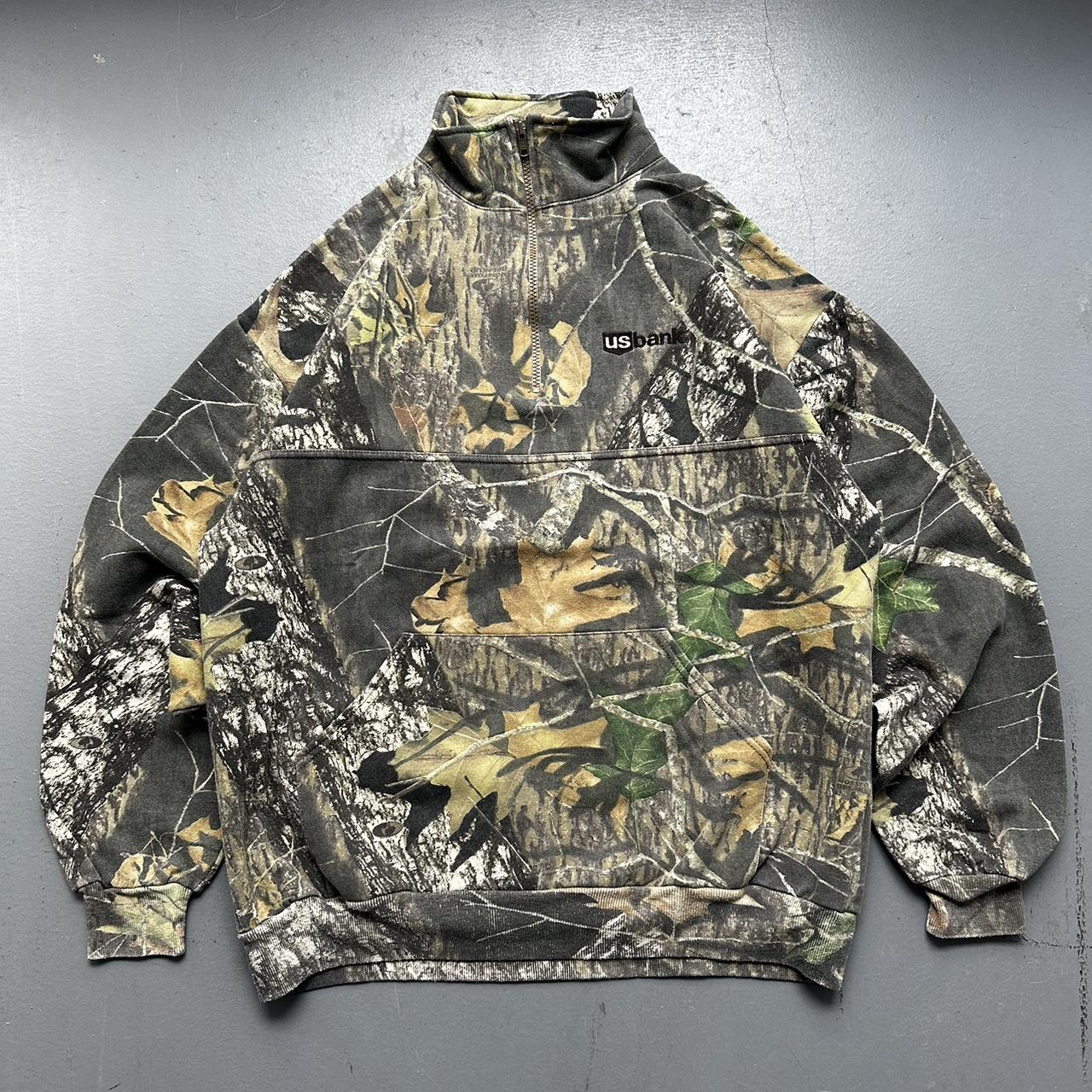 Deals Vintage Mossy Oak X JERZEES Turtle Neck Sweatshirt