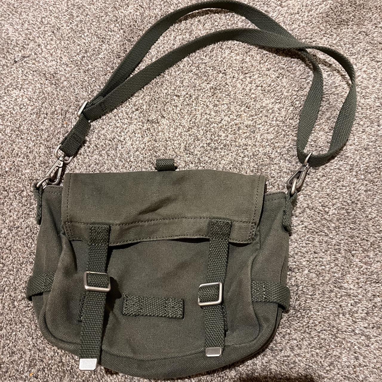 Brandy Melville John galt green mini messenger bag!... Depop