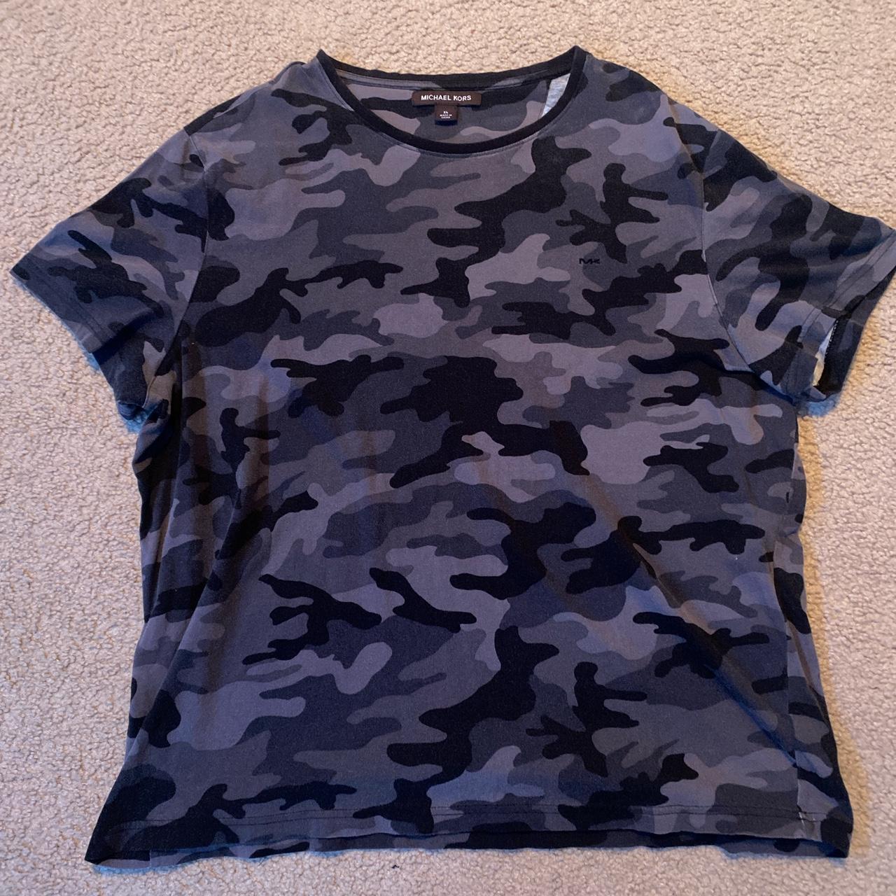 Michael kors cheap camo shirt