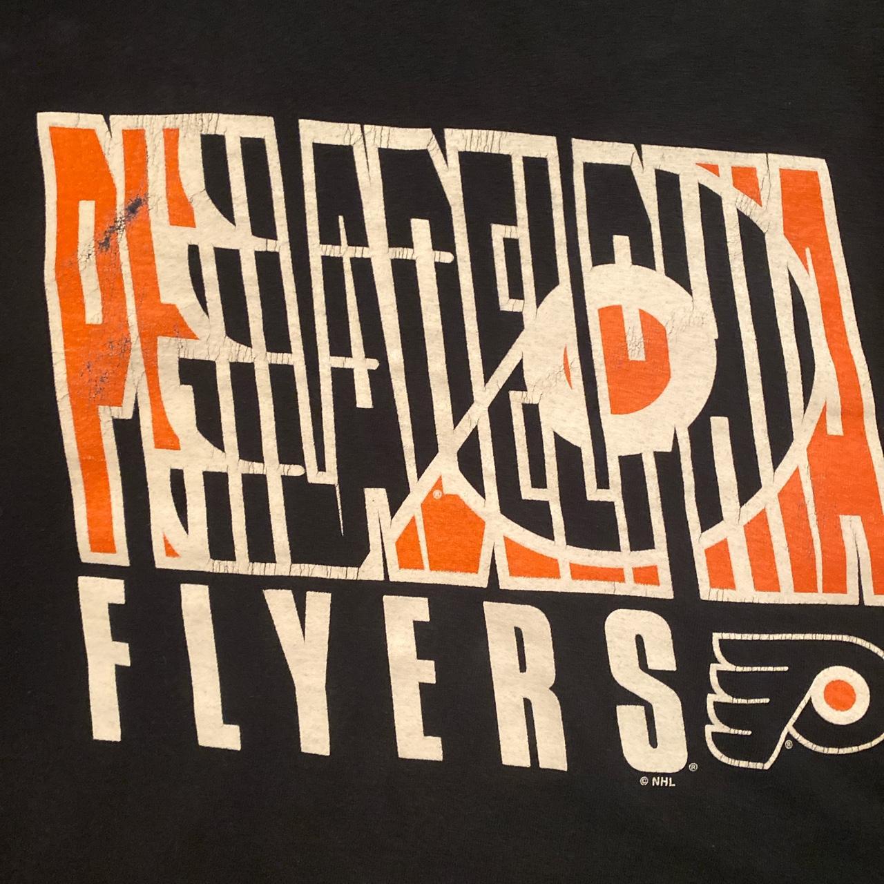 Vintage NHL Philadelphia Flyers 2-in-1 Long Sleeve - Depop