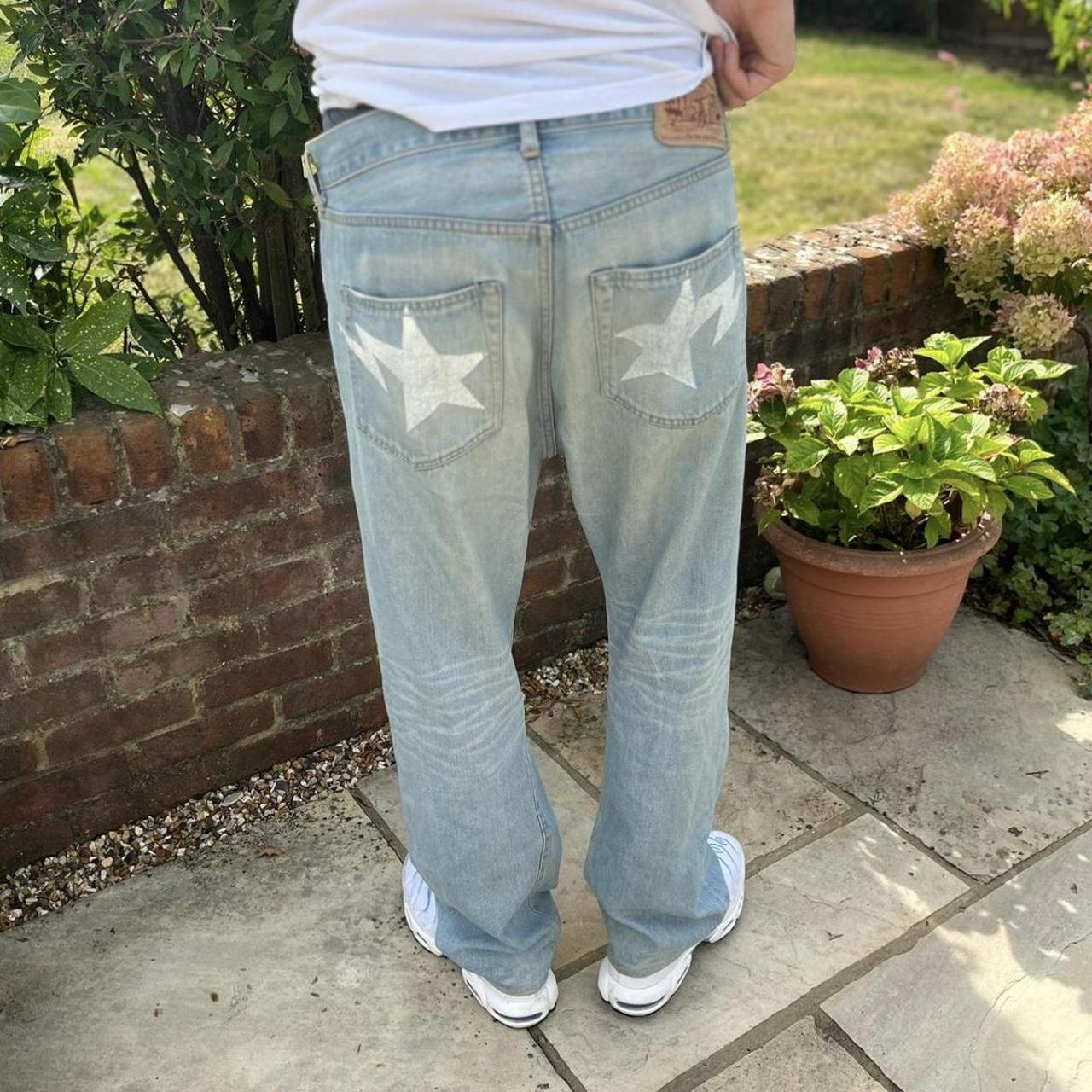 Vintage BAPE Jeans, Waist 34, Length 32,