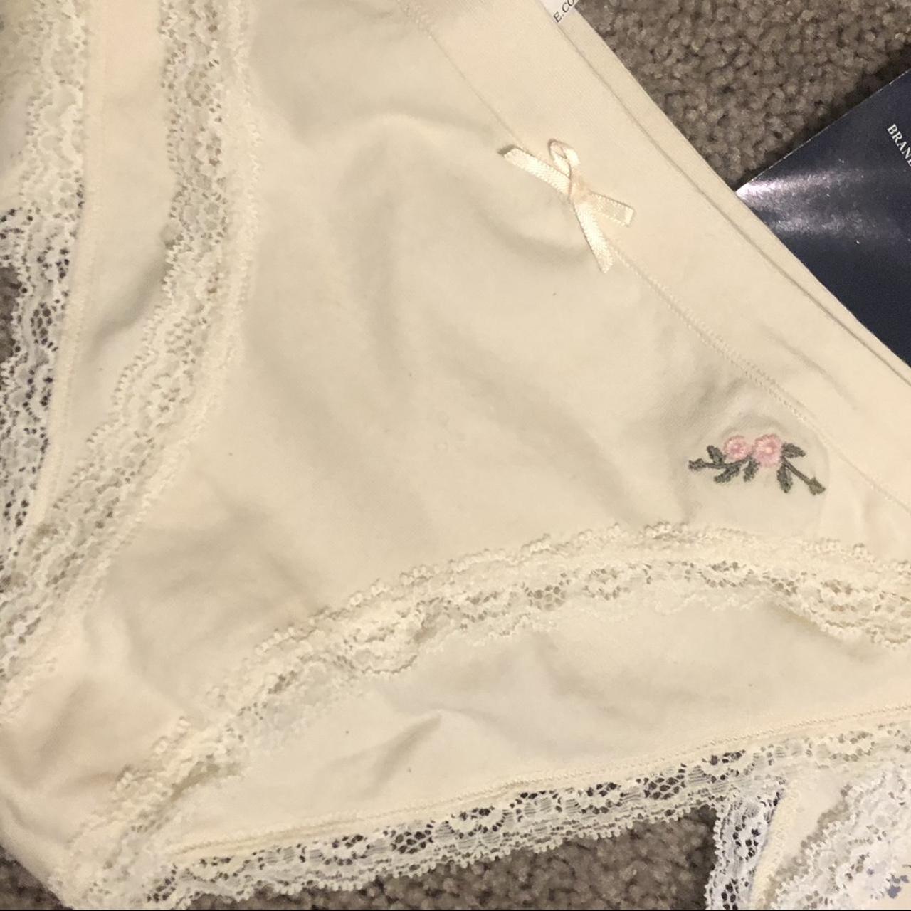 The Brandy Melville Floral Underwear Set 3 included... Depop