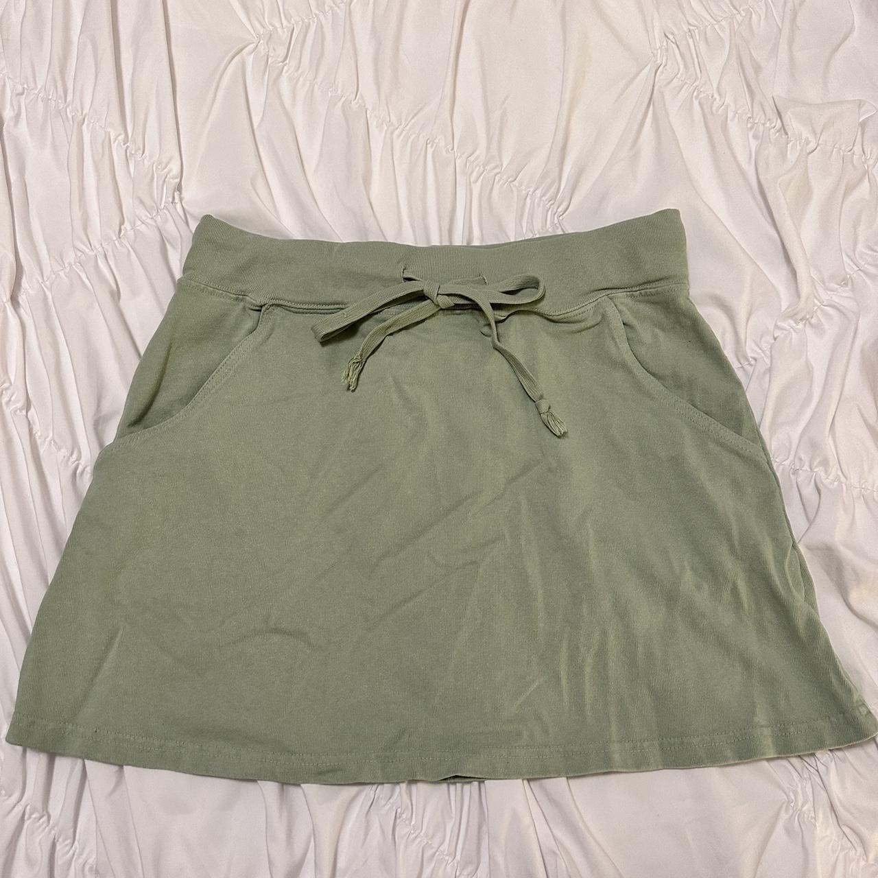 BRANDY MELVILLE green tennis skirt. One size fits... Depop