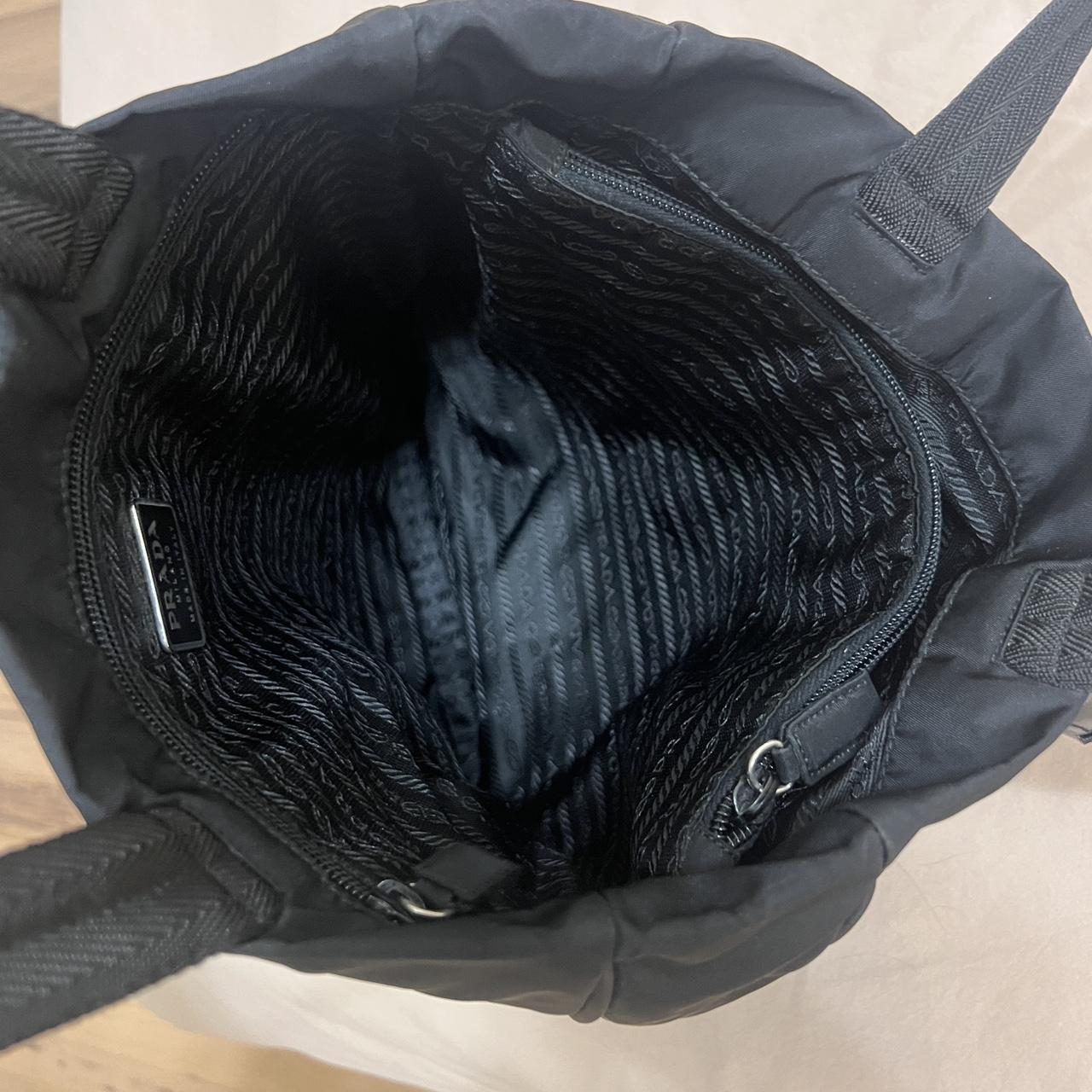 Prada tessuto nylon tote bag 14 x 9” approximately - Depop