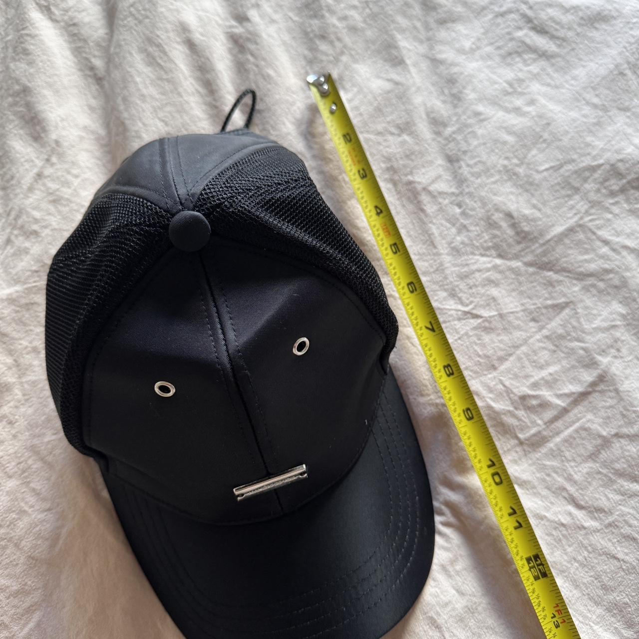 MANIERE DE VOIR Black Cap Hat Its giving minimal and... - Depop