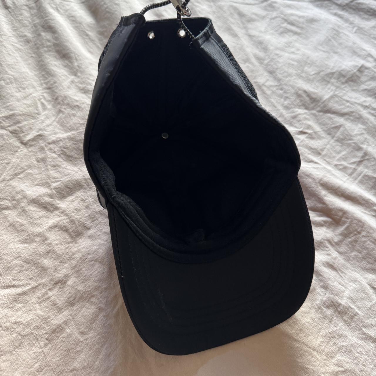 MANIERE DE VOIR Black Cap Hat Its giving minimal and... - Depop