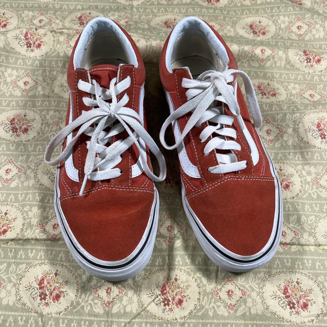 Burnt Ochre Old Skool Vans. Woman s 7 and men s. Depop