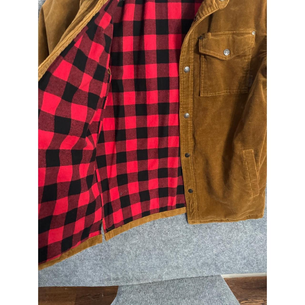 Preloved Men's Lightweight Jacket - Brown/Red - M… - image 5