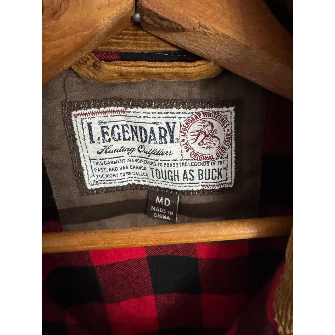 Preloved Men's Lightweight Jacket - Brown/Red - M… - image 4