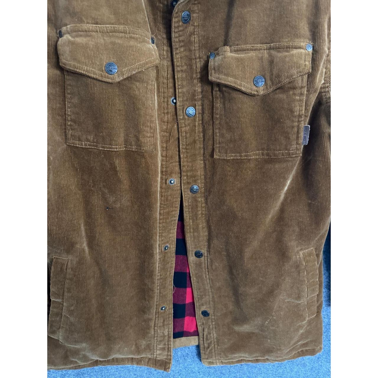 Preloved Men's Lightweight Jacket - Brown/Red - M… - image 8